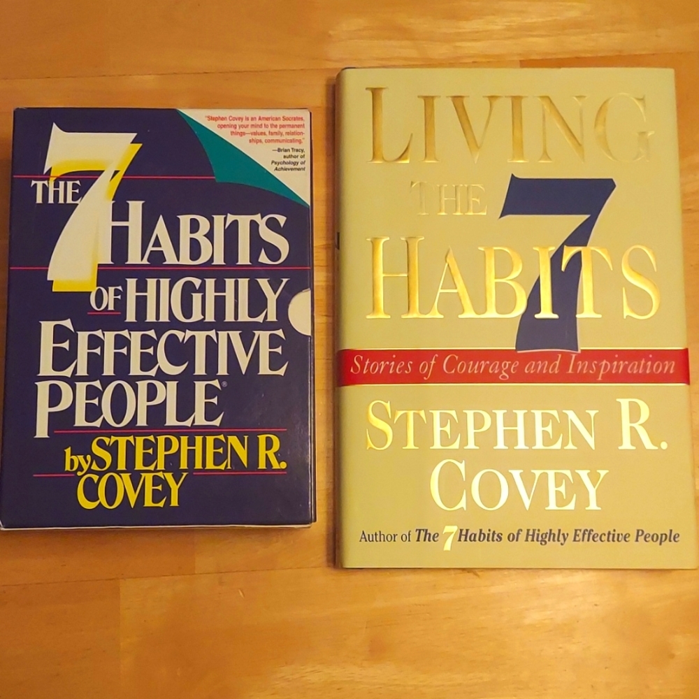 The 7 Habits of Highly Effective People 6 CD Set & Living the 7 Habits Book